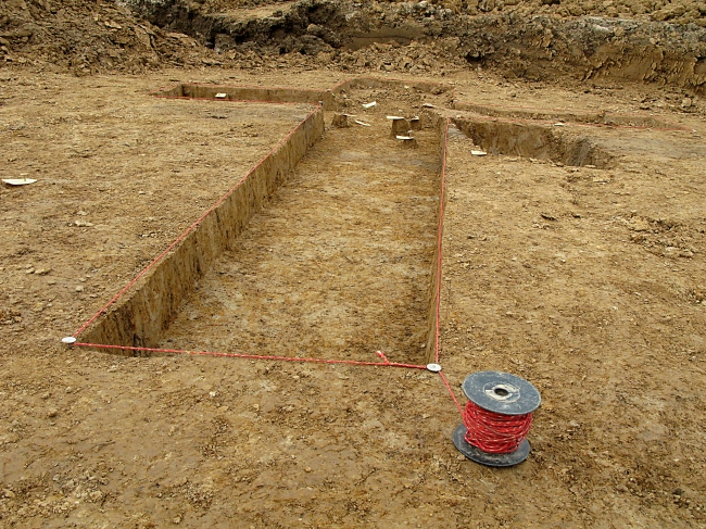 Archeologische opgravingen ten noorden van hoeve Hartelstein