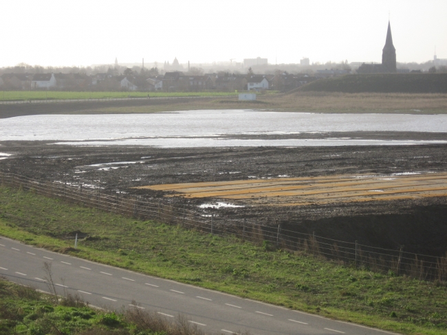 Dit is geen nieuwe Maasplas maar de zuidelijke dekgrondberging van Borgharen die niet voldoende afwatert nu er geen grind meer in de grond zit.Volgens de meest recente planning kan hier reeds begin 2012 begonnen worden met de afwerking van het gebied.