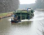 Op weg naar de brug van Geulle. (3-2-2009 - Rob Dolmans)