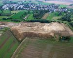 Het gronddepot met aan de bovenkant Itteren. (15-10-2008 - Waterschap Roer en Overmaas)