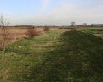 Foto genomen vanaf de zelfde locatie als de foto van 28 oktober met de heteluchtballon, nadat het gebied vrij is gemaakt van bomen en struiken. (30-11-2009 - Jan Dolmans)